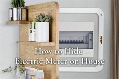 box to hide electric meter|hide electric meter in hallway.